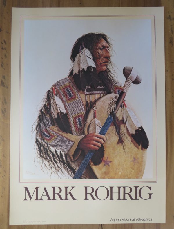 Mark Rohrig indianen poster