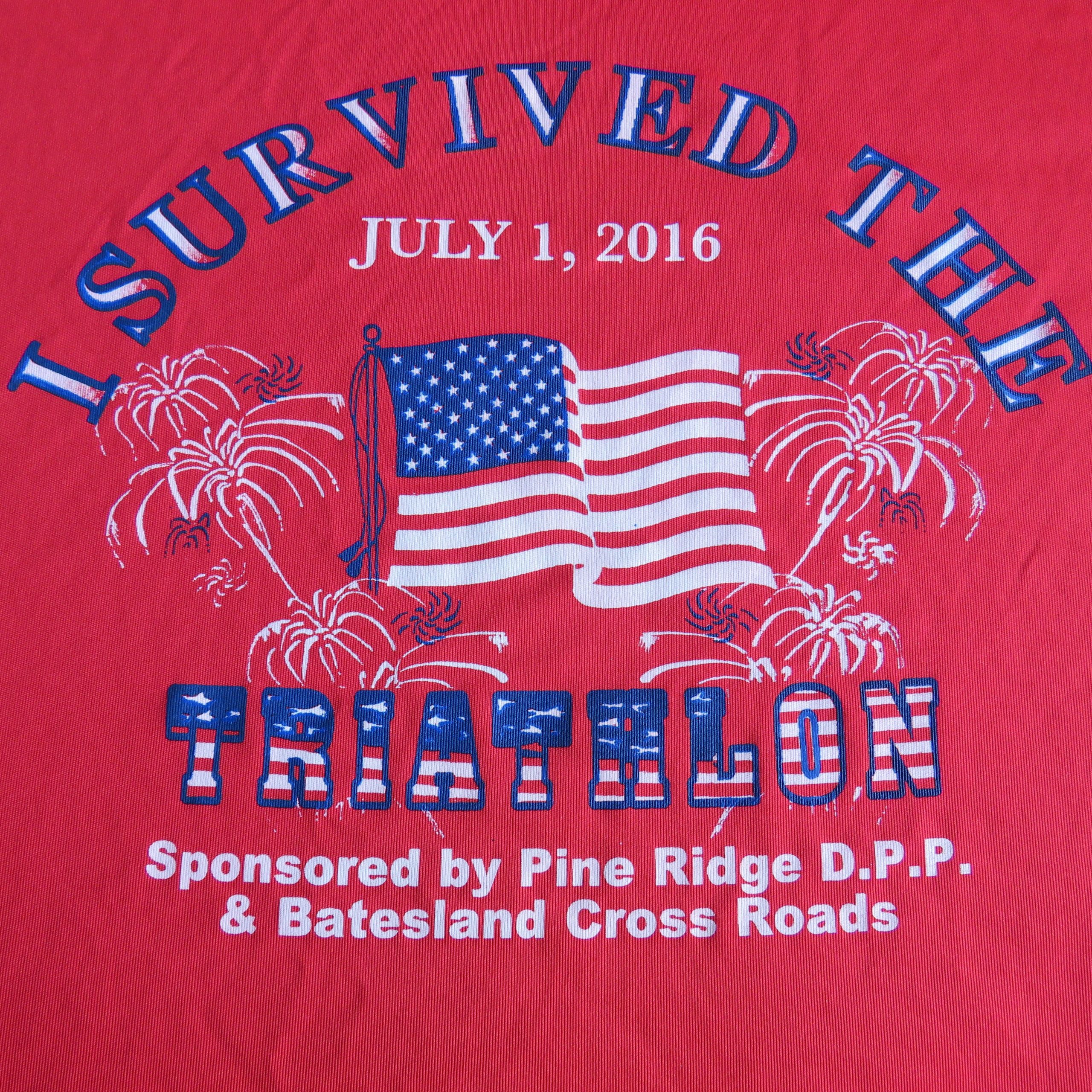 Rood T shirt Pine Ridge (Maat M)