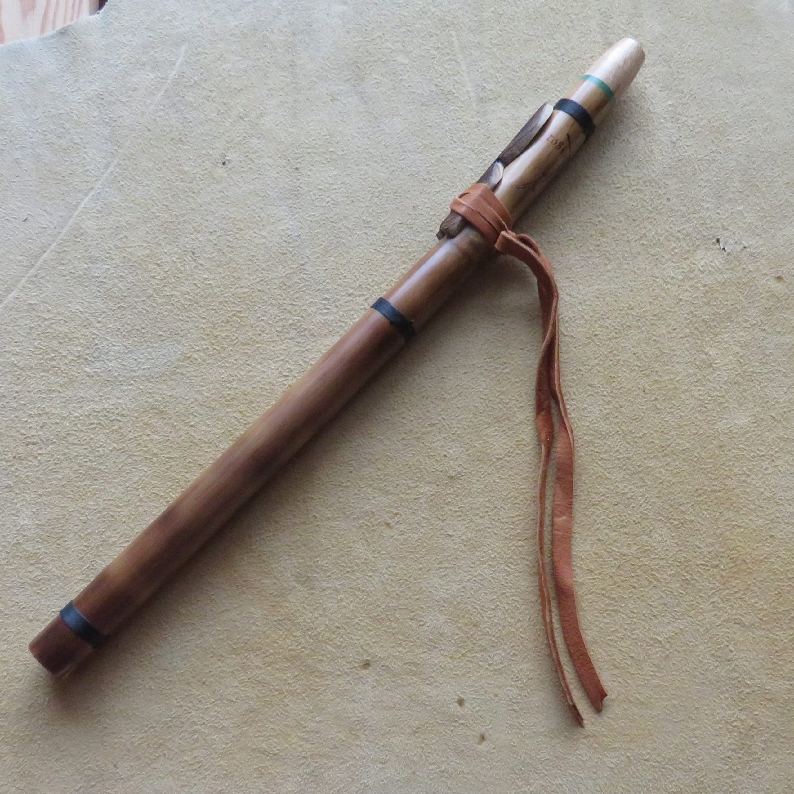 Indiaanse houten fluit (muziek toon C)