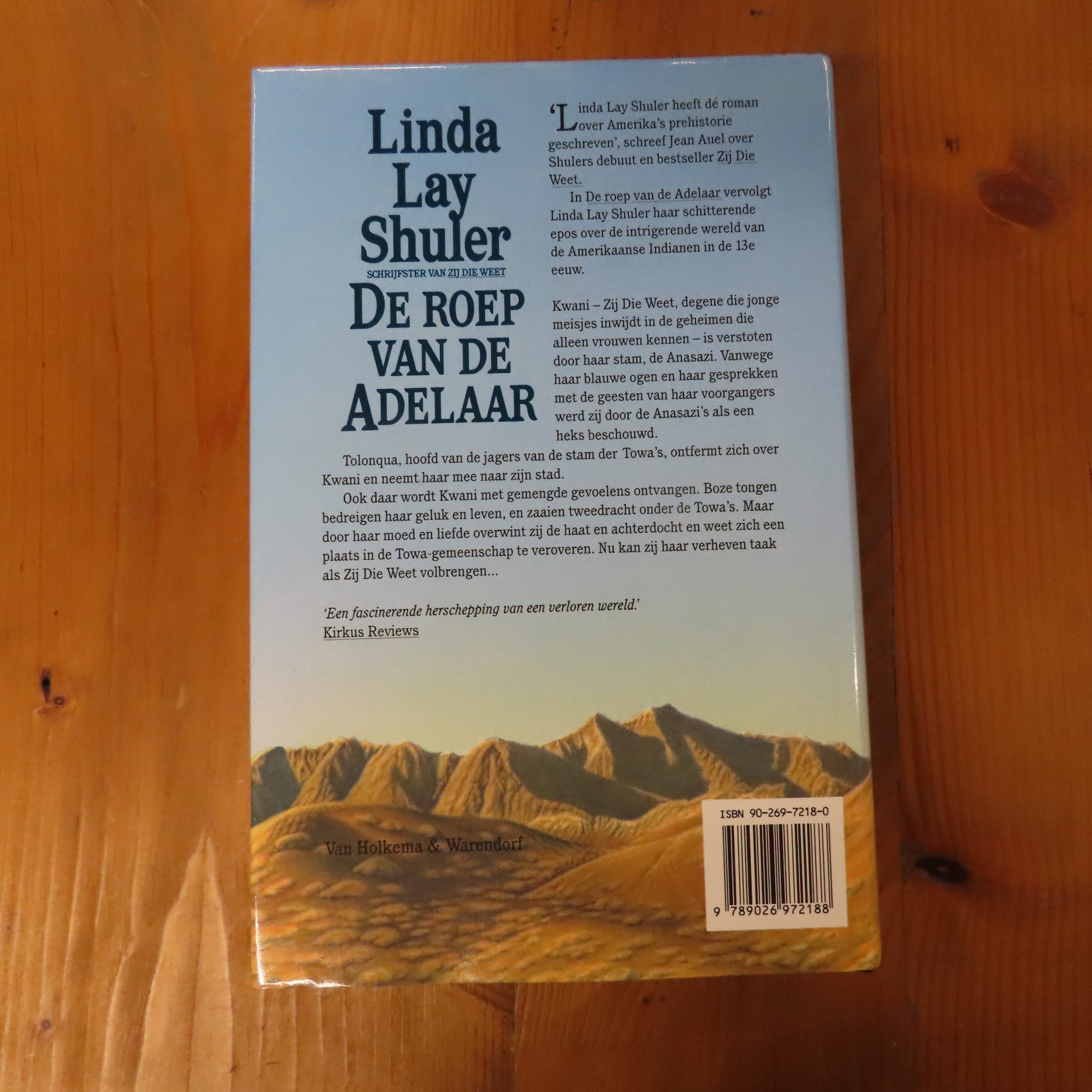 Boek “De roep van de adelaar” van Linda Lay Shuler